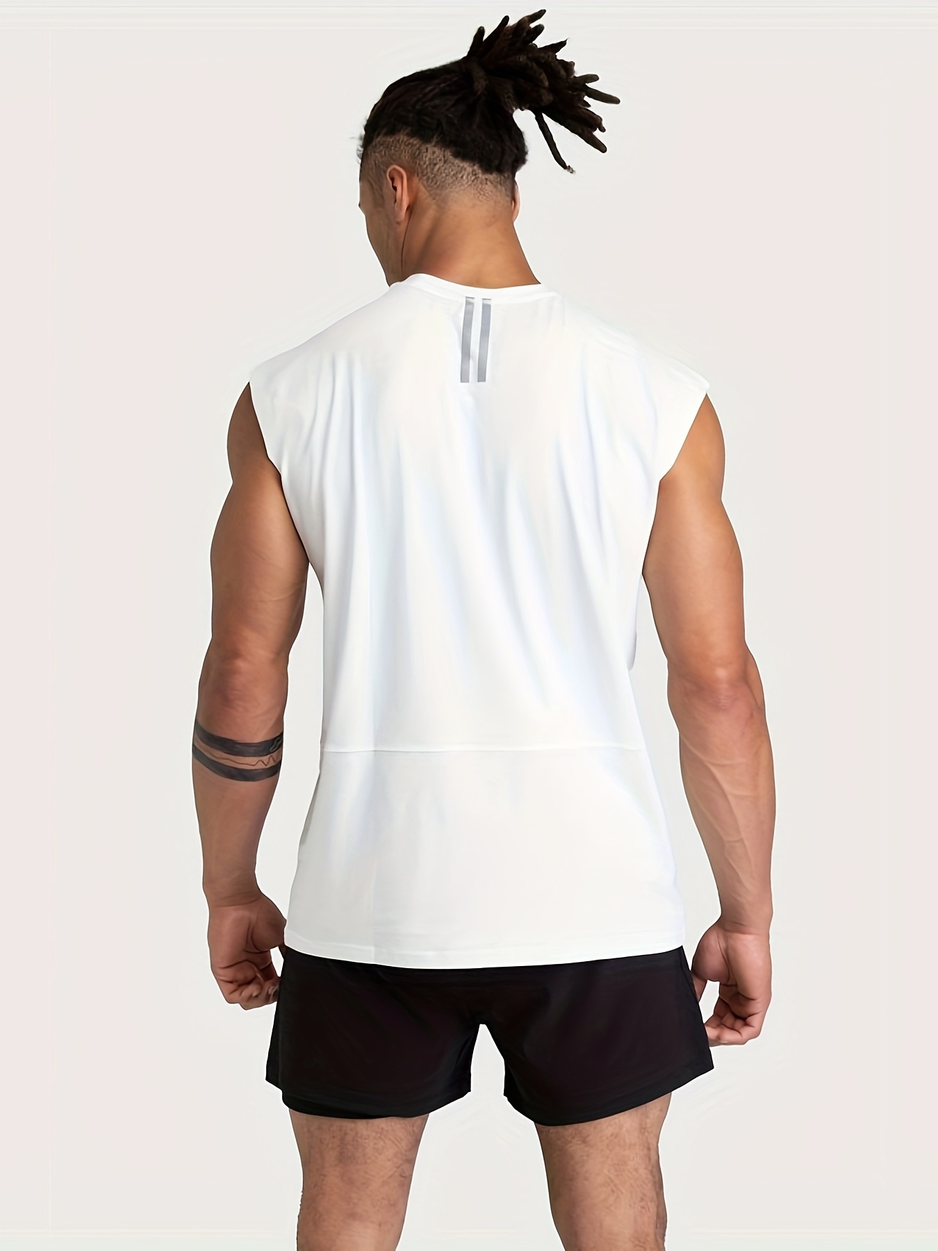 mens tank top casual comfy vest for summer mens sleeveless shirts clothing top gym training workout details 4